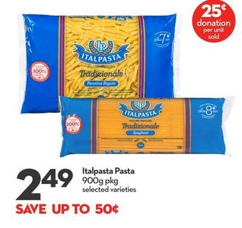 Longo's Italpasta pasta offer