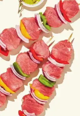 Longo's Longo's pork kabobs or souvlakis offer