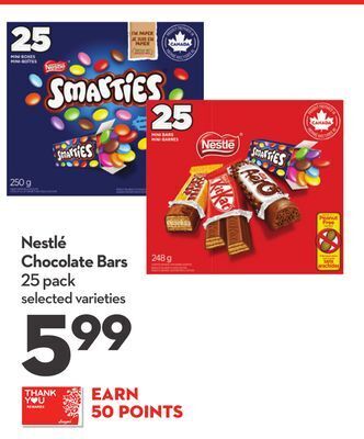 Longo's Nestlé chocolate bars offer
