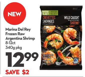 Longo's Marina del rey frozen raw argentina shrimp offer