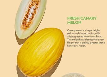Longo's Fresh canary melon offer