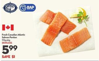 Longo's Fresh canadian atlantic salmon portion offer