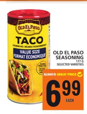 Food Basics Old el paso seasoning offer