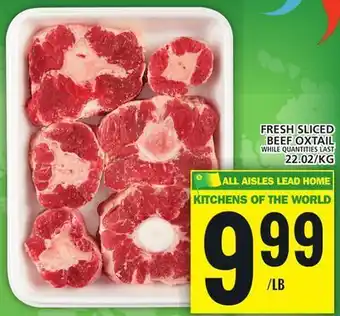Food Basics Fresh sliced beef oxtail offer