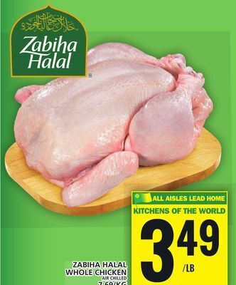 Food Basics Zabiha halal whole chicken offer