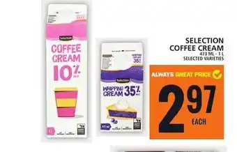 Food Basics Selection coffee cream offer