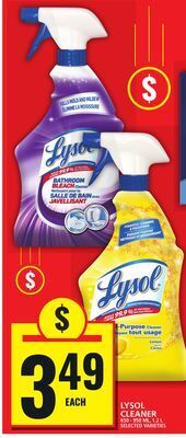 Food Basics Lysol cleaner offer