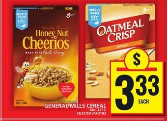 Food Basics General mills cereal offer