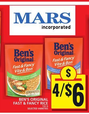 Food Basics Ben's original fast & fancy rice offer