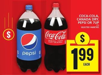 Food Basics Coca-cola, canada dry, pepsi or 7up offer