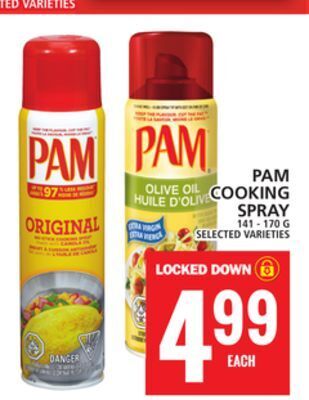 Food Basics Pam cooking spray offer