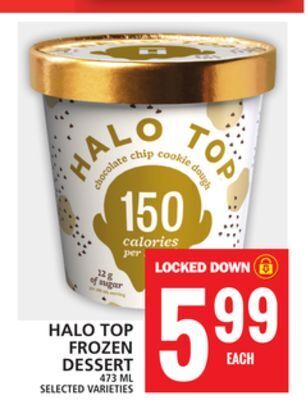 Food Basics Halo top frozen dessert offer
