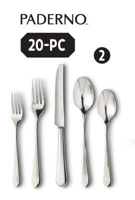 Canadian Tire Paderno richmond flatware set, polished offer
