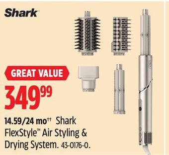 Canadian Tire Shark flexstyle air styling & drying system offer