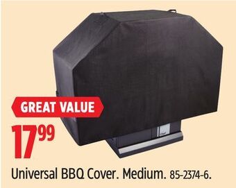Canadian Tire Universal bbq cover offer