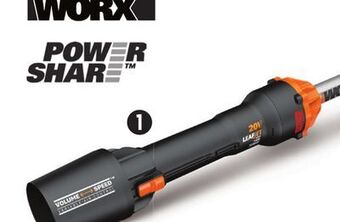 Canadian Tire Worx 20v leafjet cordless blower, 4ah offer