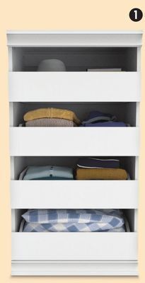 Canadian Tire Closetmaid white modular drawer unit offer