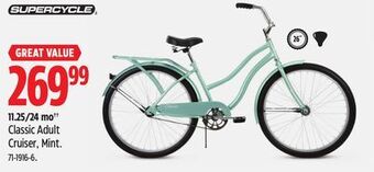 Canadian Tire Supercycle classic adult cruiser, mint offer