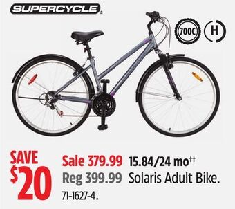 Canadian Tire Supercycle solaris adult bike offer