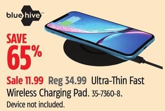 Canadian Tire Bluehive ultra-thin fast wireless charging pad offer