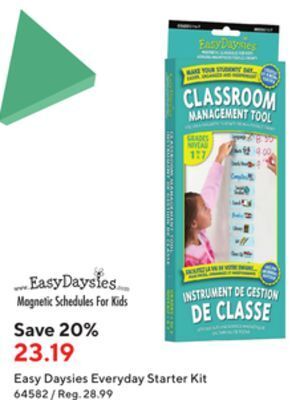 Staples Easy daysies everyday starter kit offer