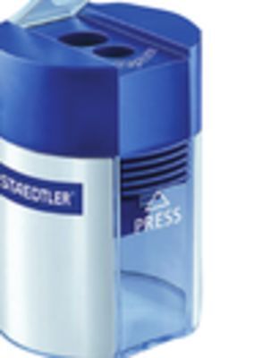 Staples Staedtler double-hole metal pencil sharpener offer