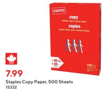 Staples Staples copy paper, 500 sheets offer