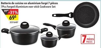 Sushi Shop 7pcs forged aluminium non-stick cookware set offer