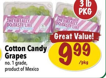 Farm Boy Cotton candy grapes offer