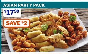 M & M Food Market Asian party pack offer