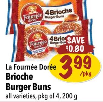 Farm Boy La fournee doree brioche burger buns offer