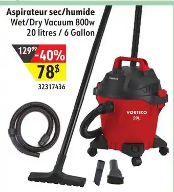 Sushi Shop Wet/dry vacuum 800w offer