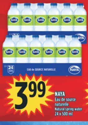 Marché Adonis Naya natural spring water offer