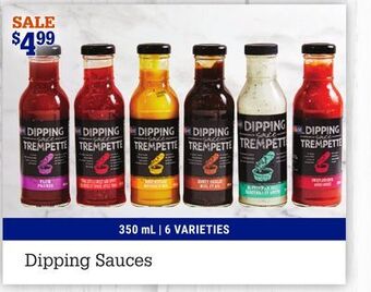 M & M Food Market Dipping sauces offer