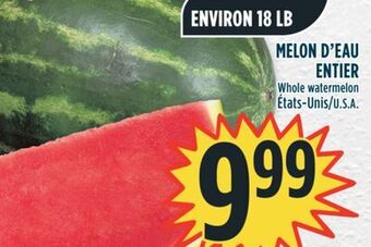 Marché Adonis Whole watermelon offer
