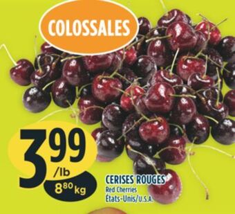Marché Adonis Red cherries offer