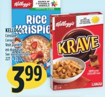 Marché Adonis Kellogg's cereals offer