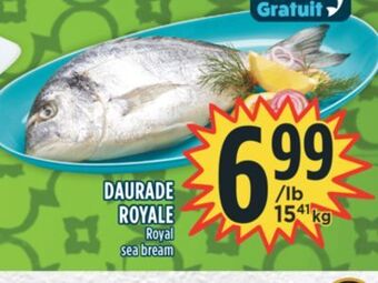 Marché Adonis Royal sea bream offer