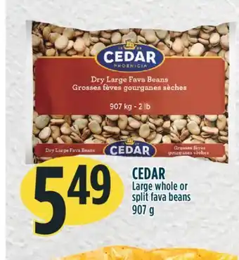 Marché Adonis Cedar large whole or split fava beans offer