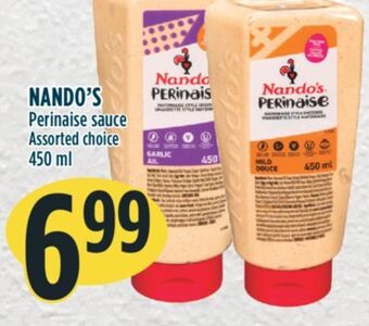 Marché Adonis Nando's perinaise sauce offer