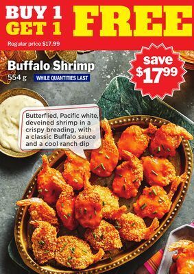 M & M Food Market Buffalo shrimp offer