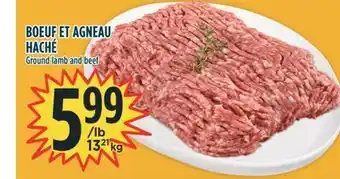 Marché Adonis Ground lamb and beef offer
