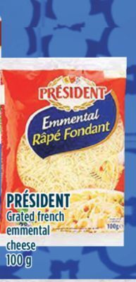 Marché Adonis Président grated french emmental cheese offer
