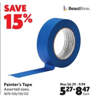 Home Hardware Painter's tape offer
