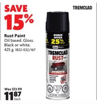 Home Hardware Rust paint offer