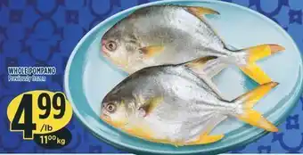 Marché Adonis Whole pompano offer
