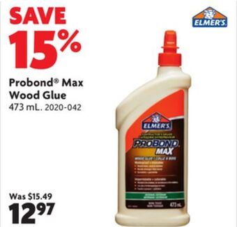 Home Hardware Probond® max wood glue offer