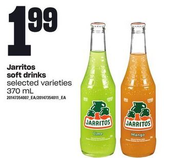 Zehrs Markets Jarritos soft drinks, 370 ml offer
