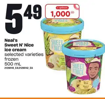Zehrs Markets Neal's sweet n' nice ice cream, 500 ml offer