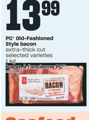 Valu-mart Bacon à l'ancienne pc 1 kg offer